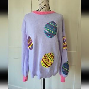 Easter Egg Sweater-NWT